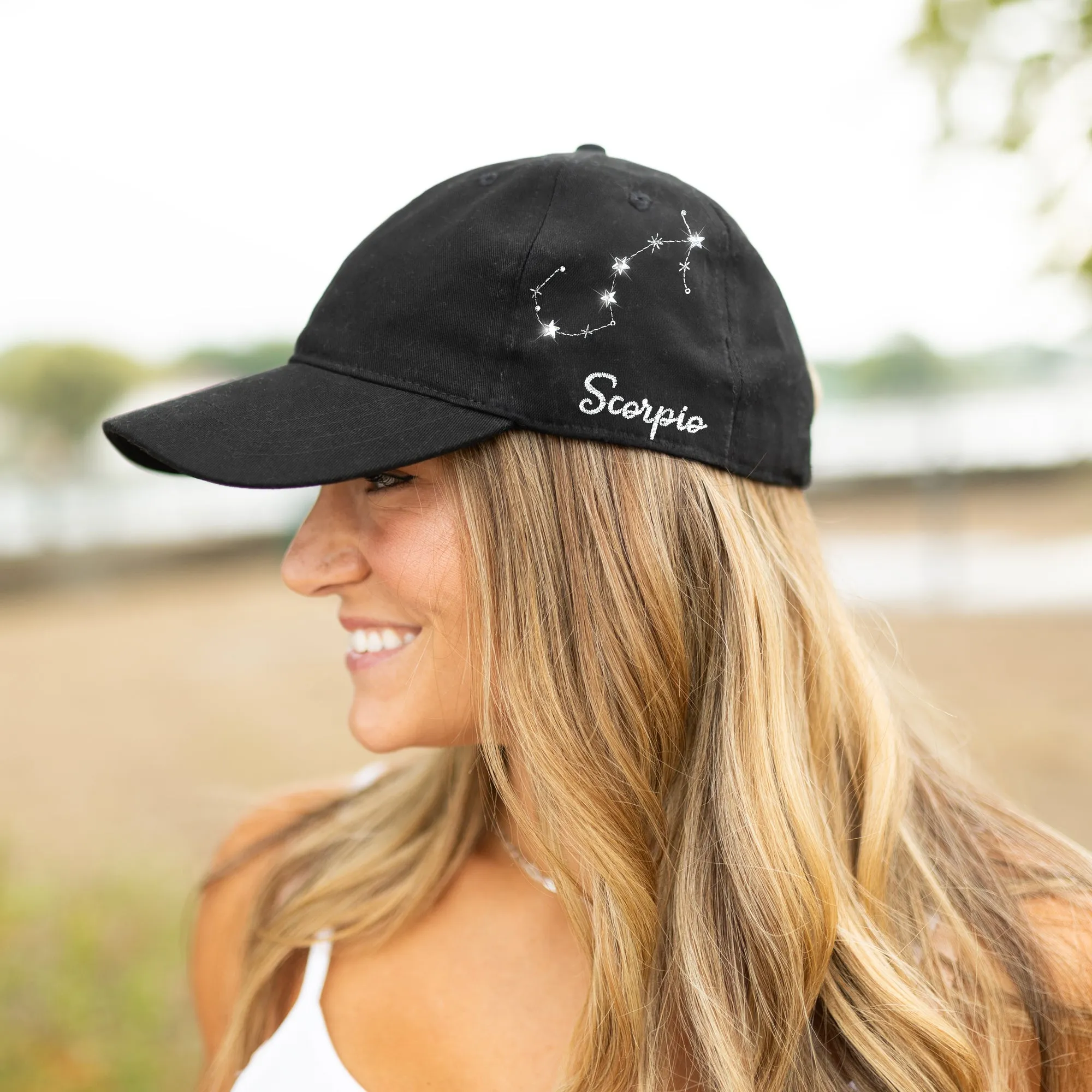 Scorpio Black Adjustable Hat