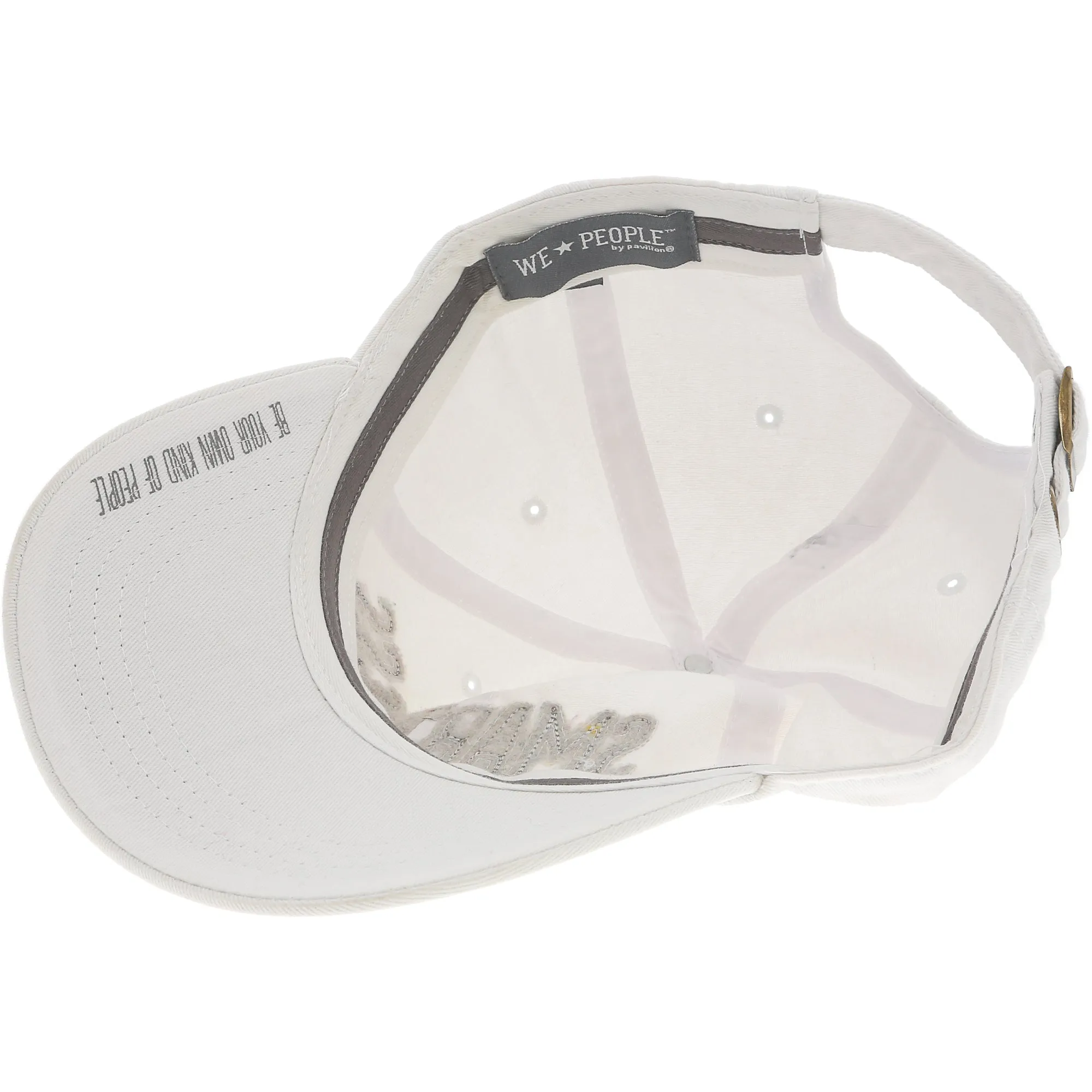 Smart-Ass People White Adjustable Hat