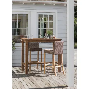 St Mawes Drinks/Planter Bar Table, 120cm - Teak