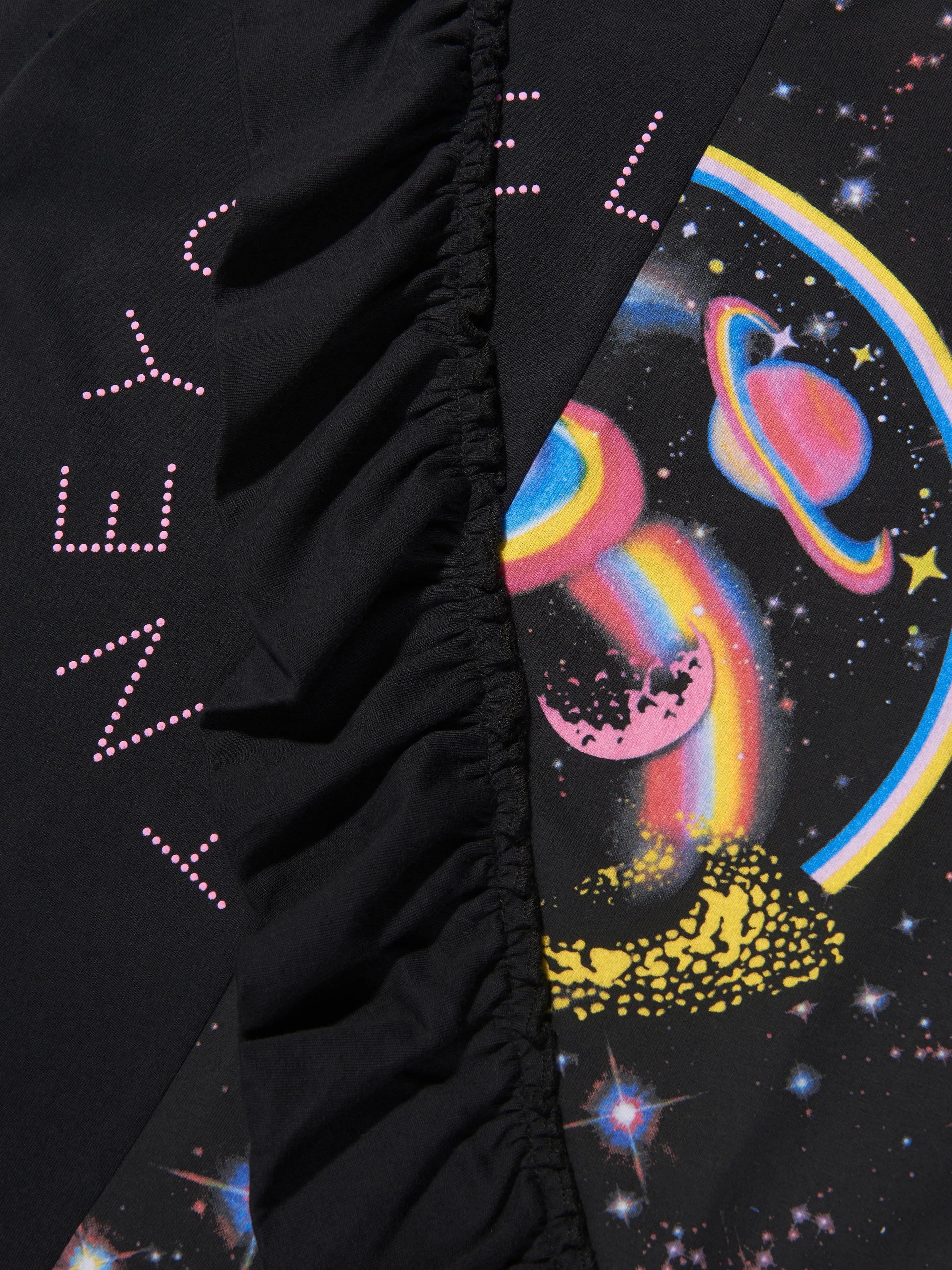 Stella McCartney Girls Galaxy Print Ruffle Dress