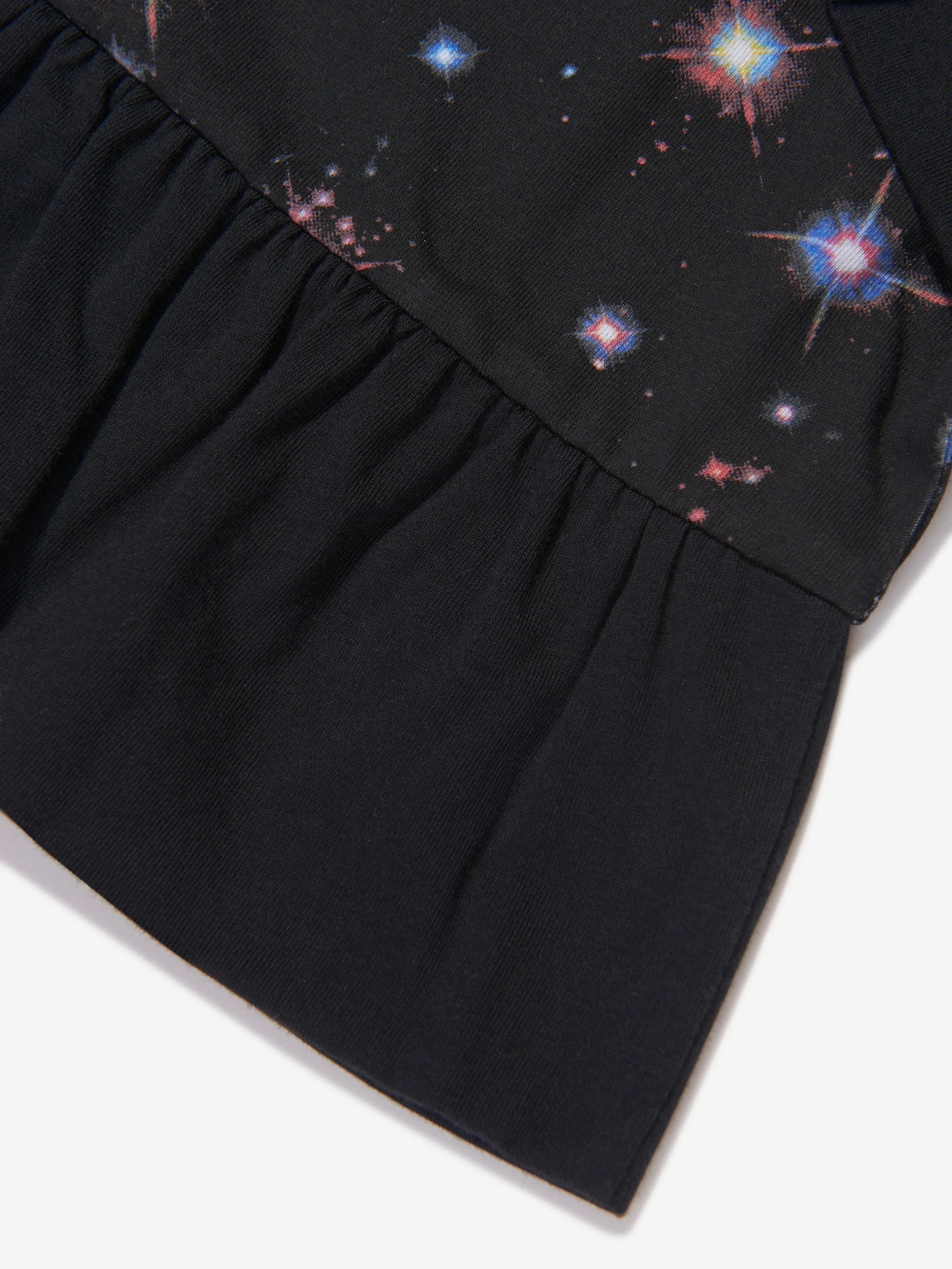 Stella McCartney Girls Galaxy Print Ruffle Dress