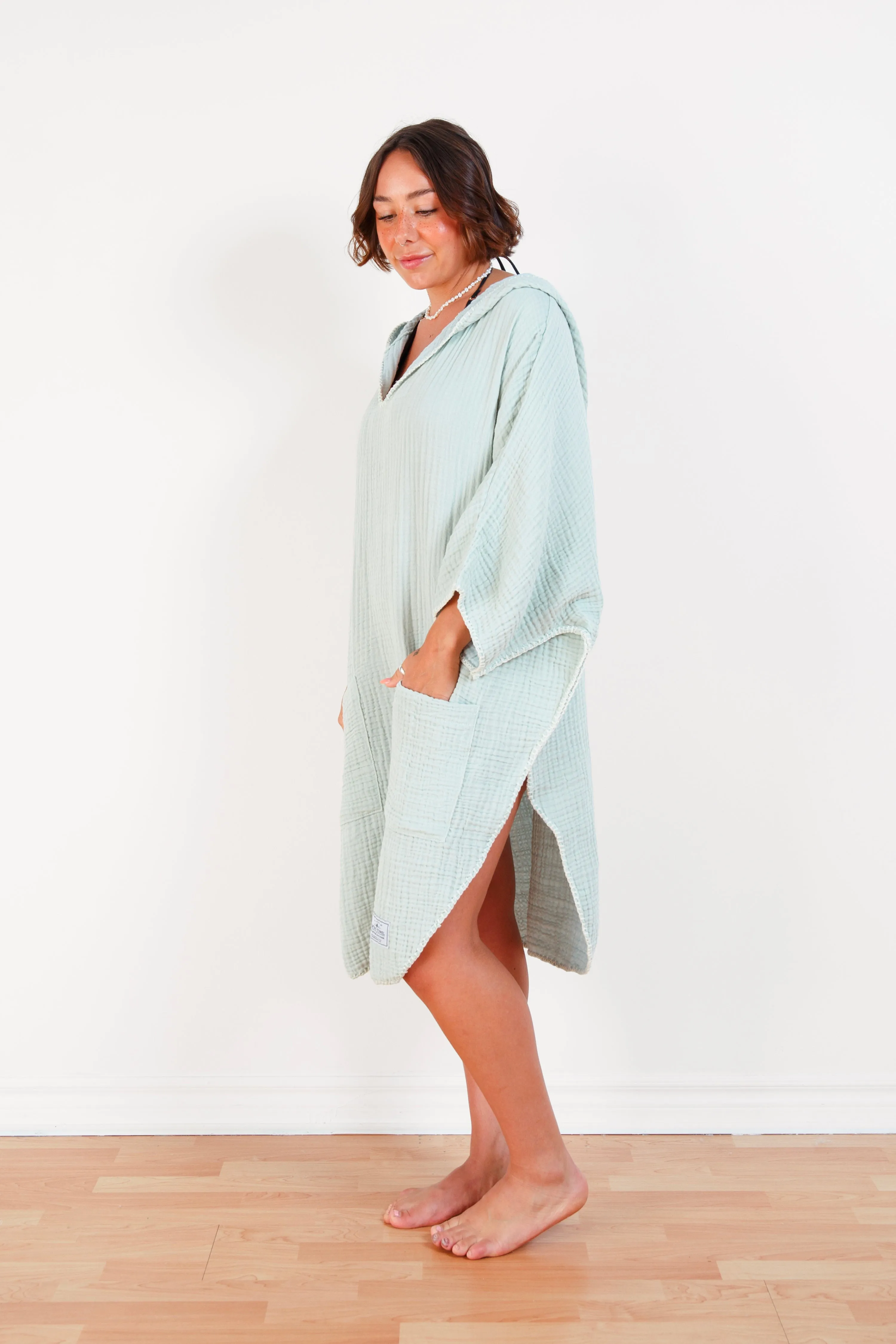 THE COCOON | Women's Muslin Surf Poncho