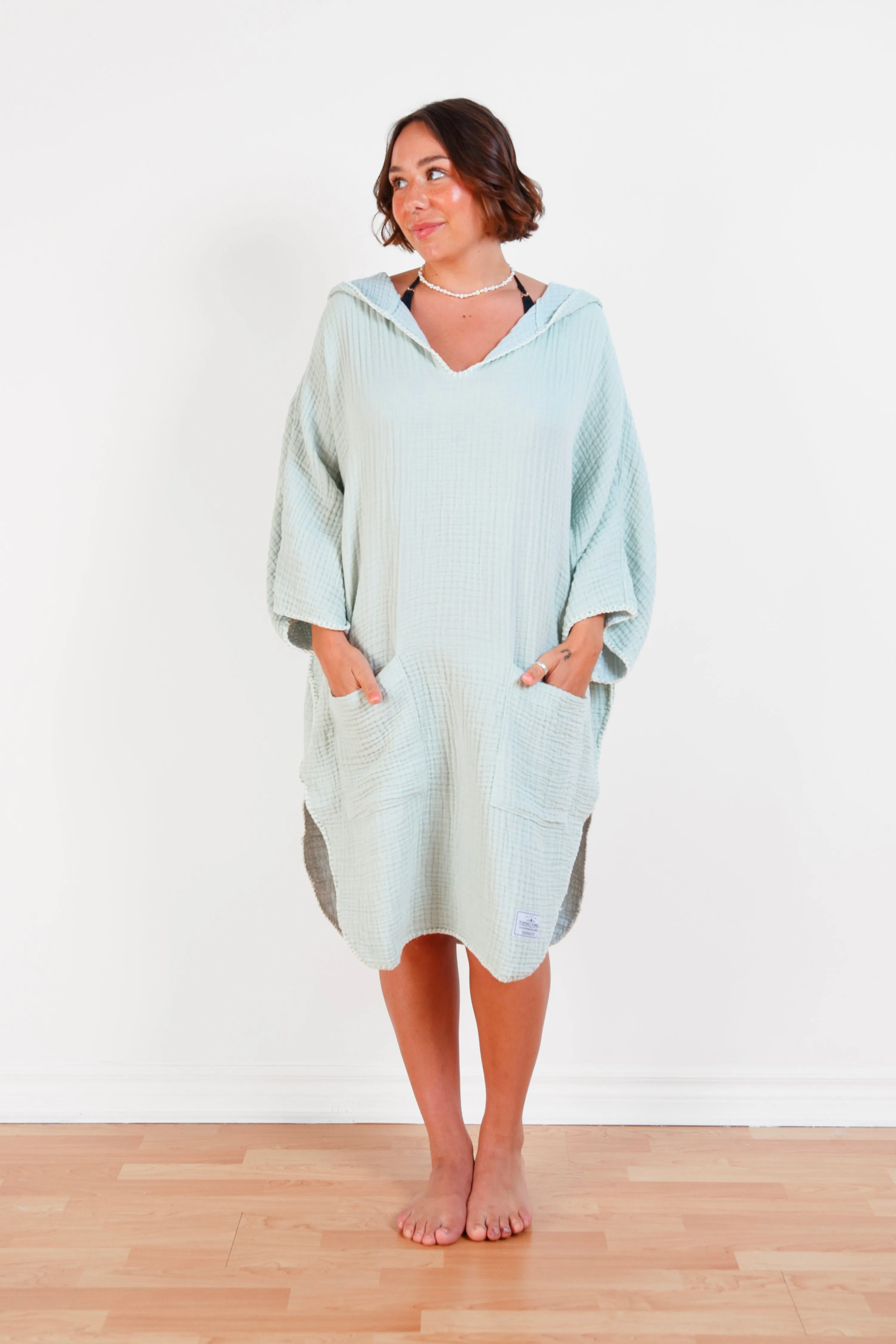 THE COCOON | Women's Muslin Surf Poncho