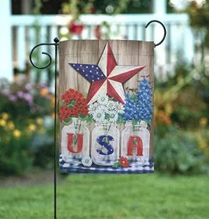 USA Nautical Star Garden Flag - 12" x 18"