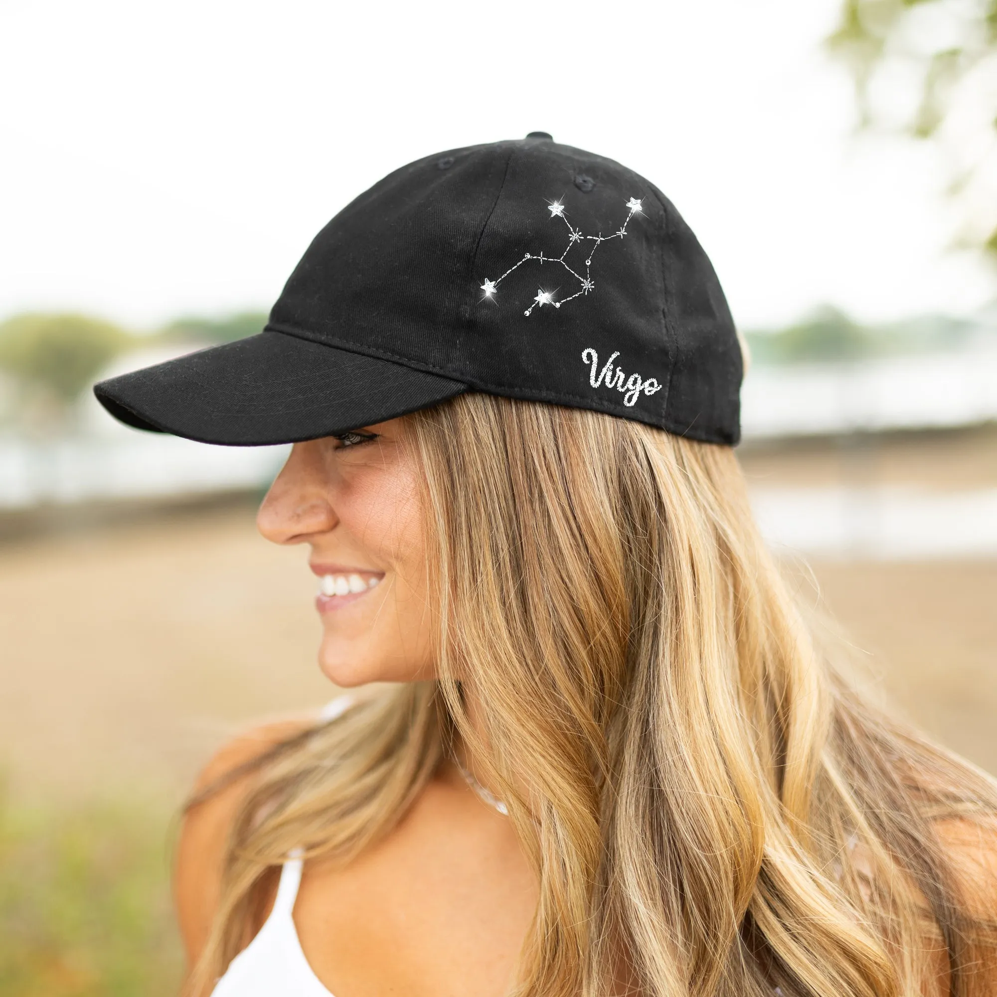 Virgo Black Adjustable Hat