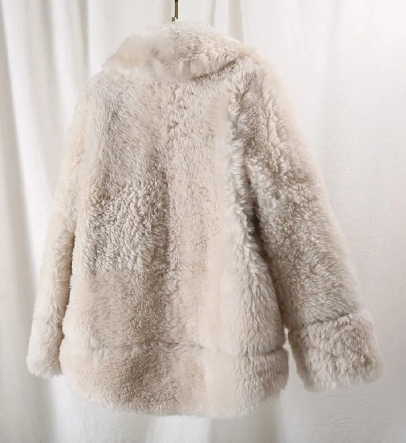 Women's Winter Casual Thick Short Coat With Wool