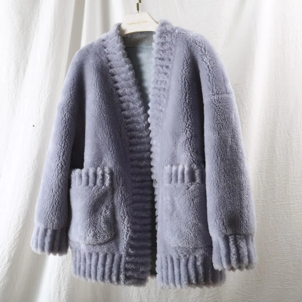 Women's Winter Casual Wool Long-Sleeved Loose Coat