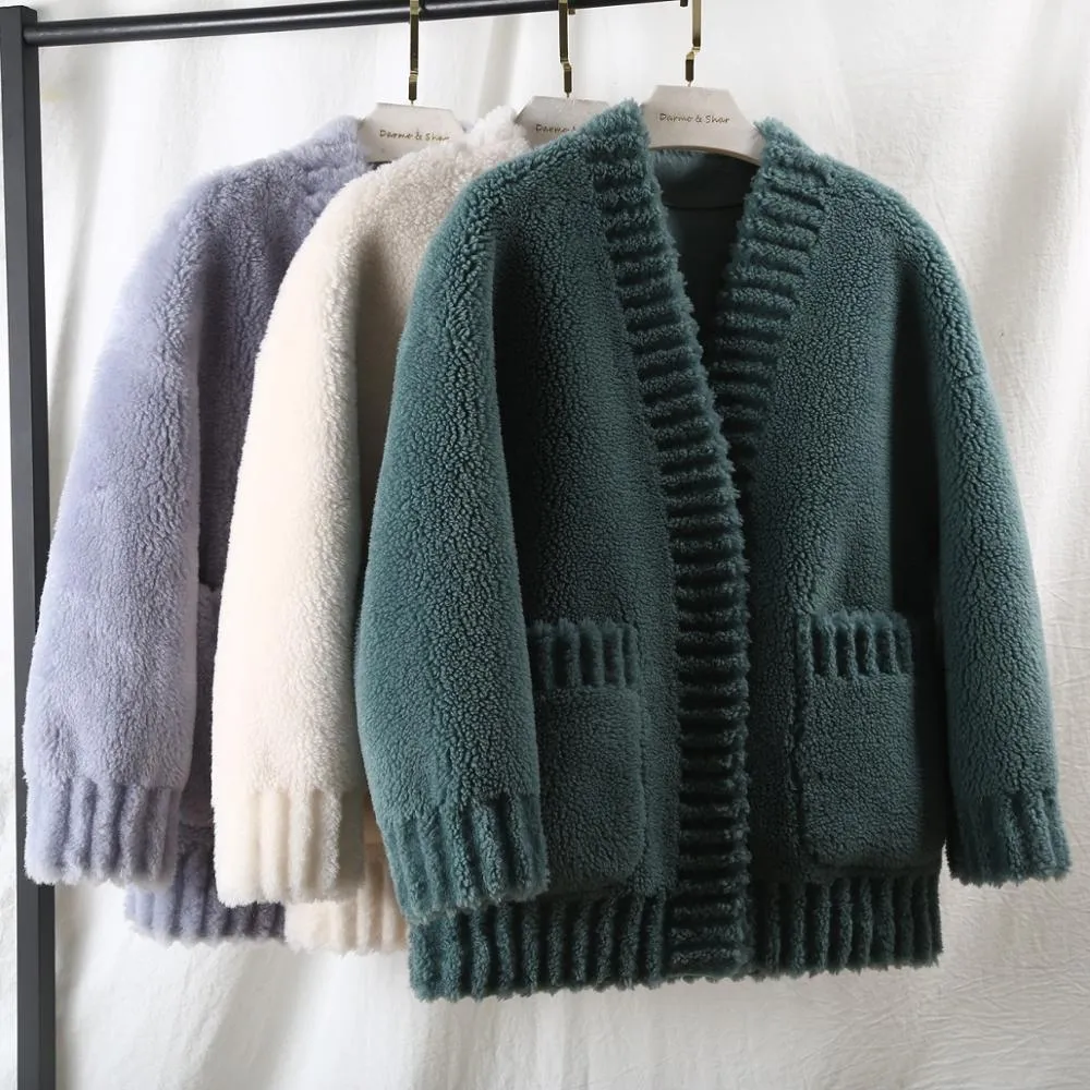 Women's Winter Casual Wool Long-Sleeved Loose Coat
