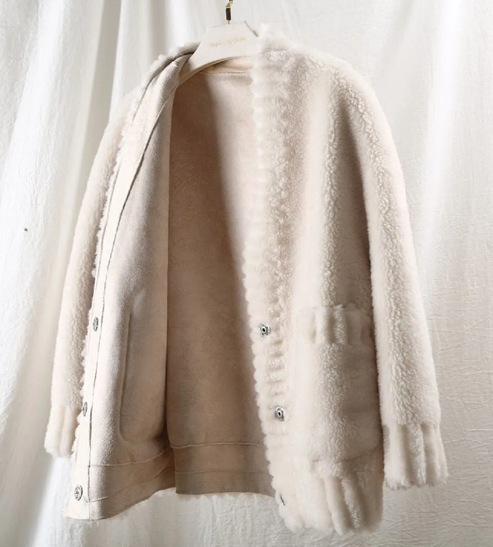 Women's Winter Casual Wool Long-Sleeved Loose Coat