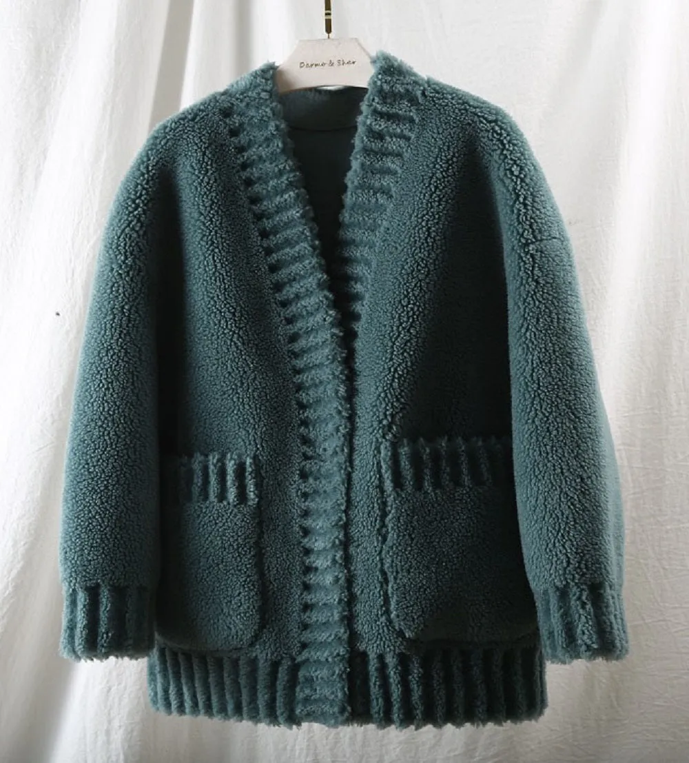 Women's Winter Casual Wool Long-Sleeved Loose Coat