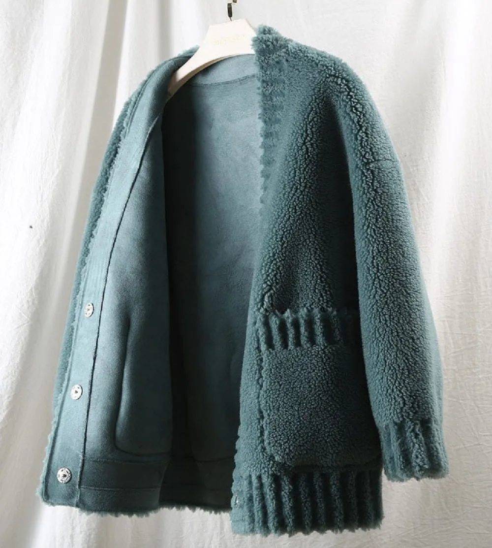 Women's Winter Casual Wool Long-Sleeved Loose Coat