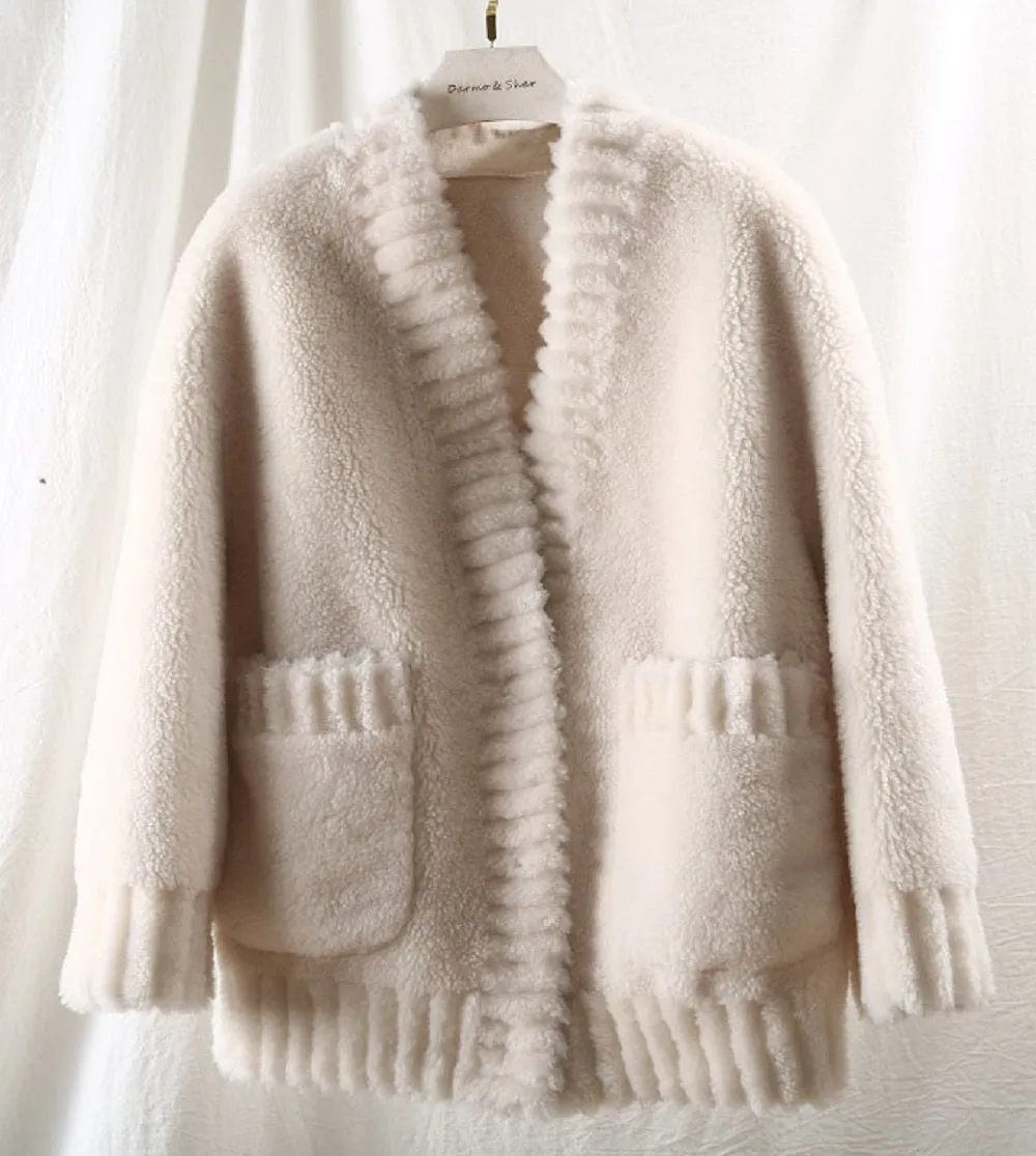 Women's Winter Casual Wool Long-Sleeved Loose Coat